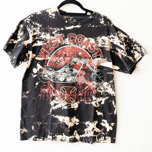 West Coast Choppers Tee Shirt mens M tie-dye graphic t-shirt motorcycle